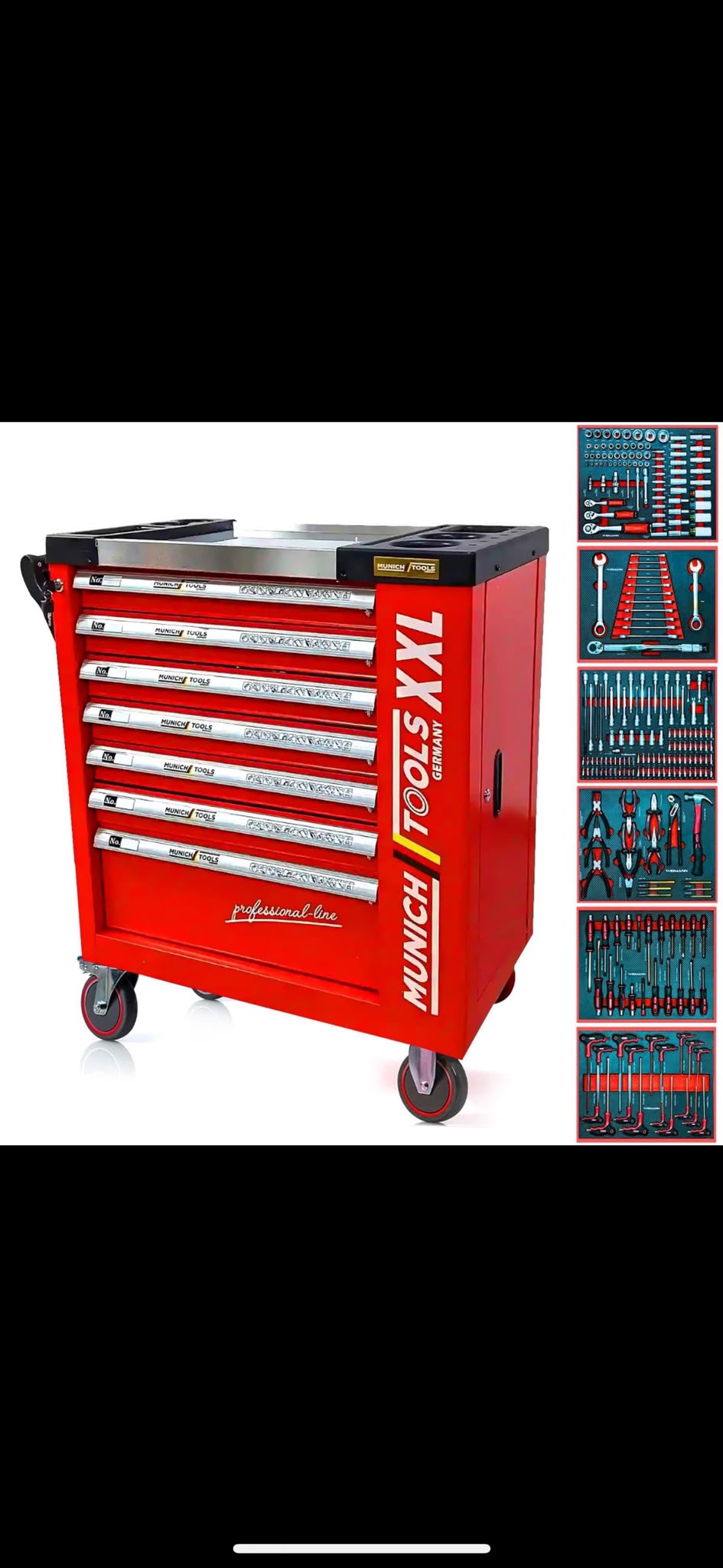 Munich Tools XXL Professional Roller Cabinet