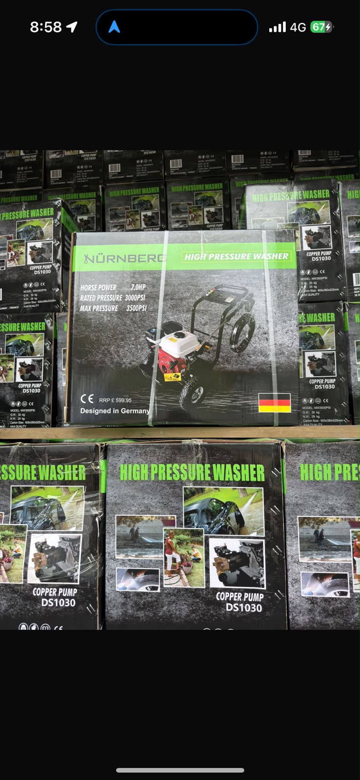 Nürnberg 7HP High Pressure Washer