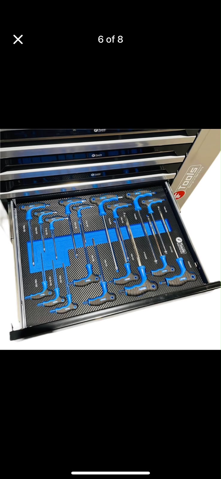 F Tools T-Handle Hex Key Set