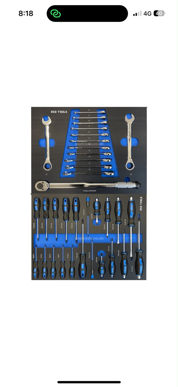 DSD Tools Spanner & Screwdriver Set